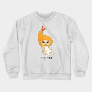 Ebi Fry Fried Shrimp Cat Crewneck Sweatshirt